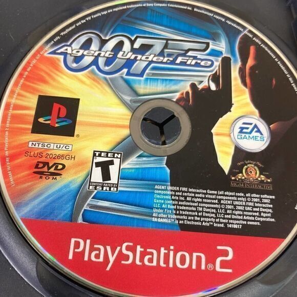 Agent Under Fire 007 James Bond PlayStation‎ 2 PS2 Game Tested Works Disc Only - Picture 5 of 7